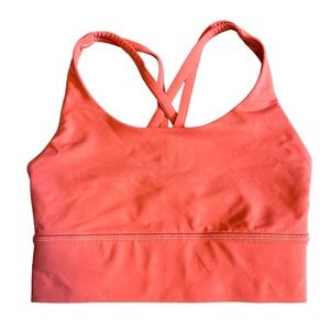 Lululemon Energy Longline Bra Medium Support ‘Coral’